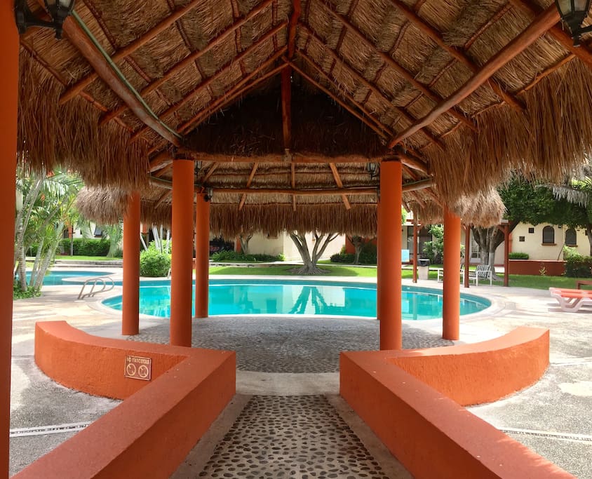 Palapa & Pool Area