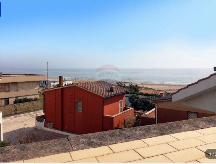balcone solarium vista mare