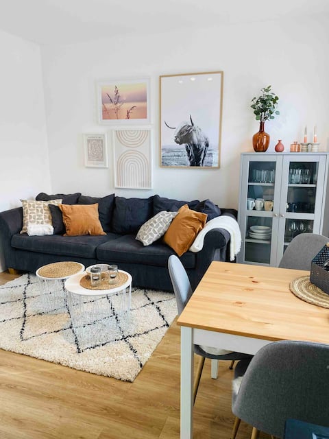 Successful Airbnb property: Cozy apartment with terrace in Norden