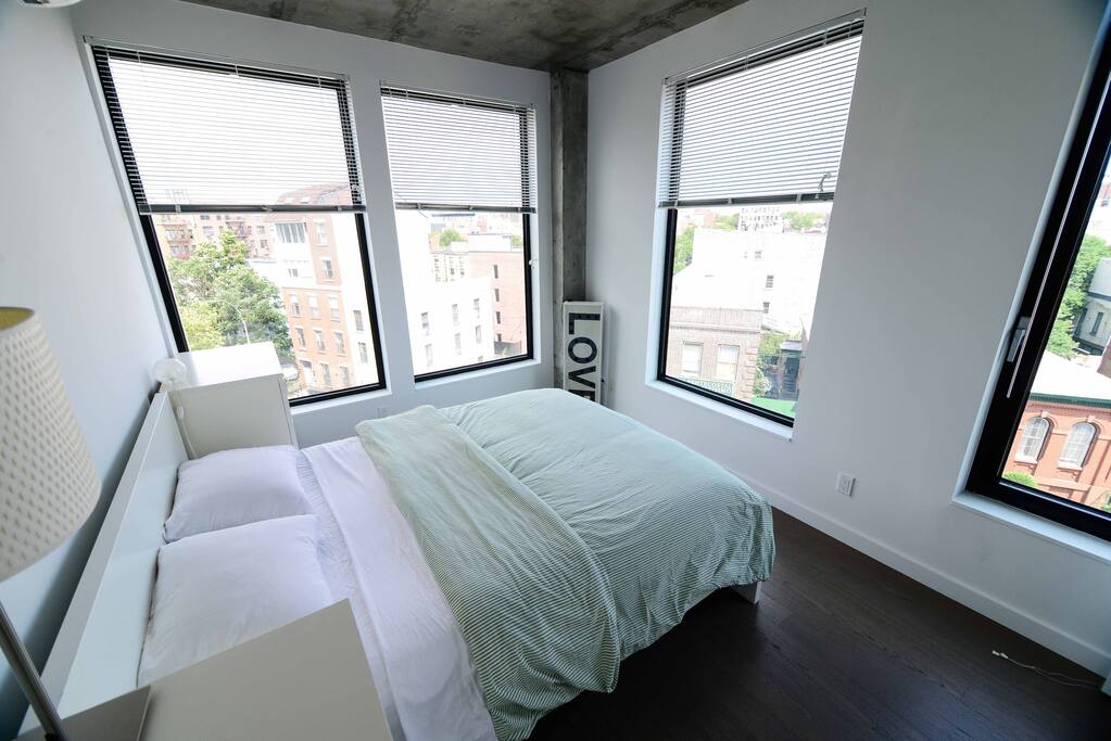 The room has it's own heat and A/C unit, so guests can set the temperature of their bedroom to their personal preference.