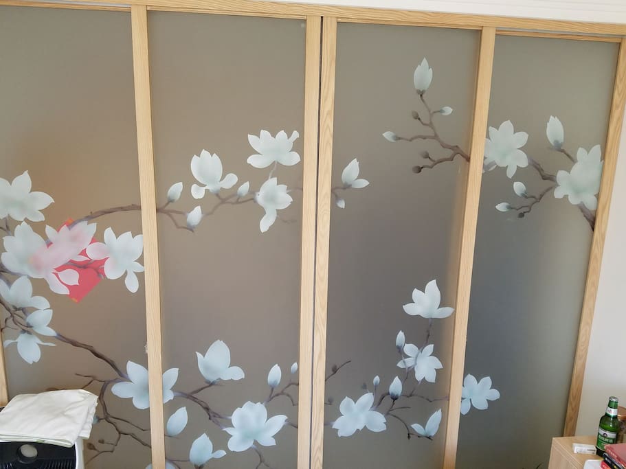 榻榻米玻璃门,美观,私密
