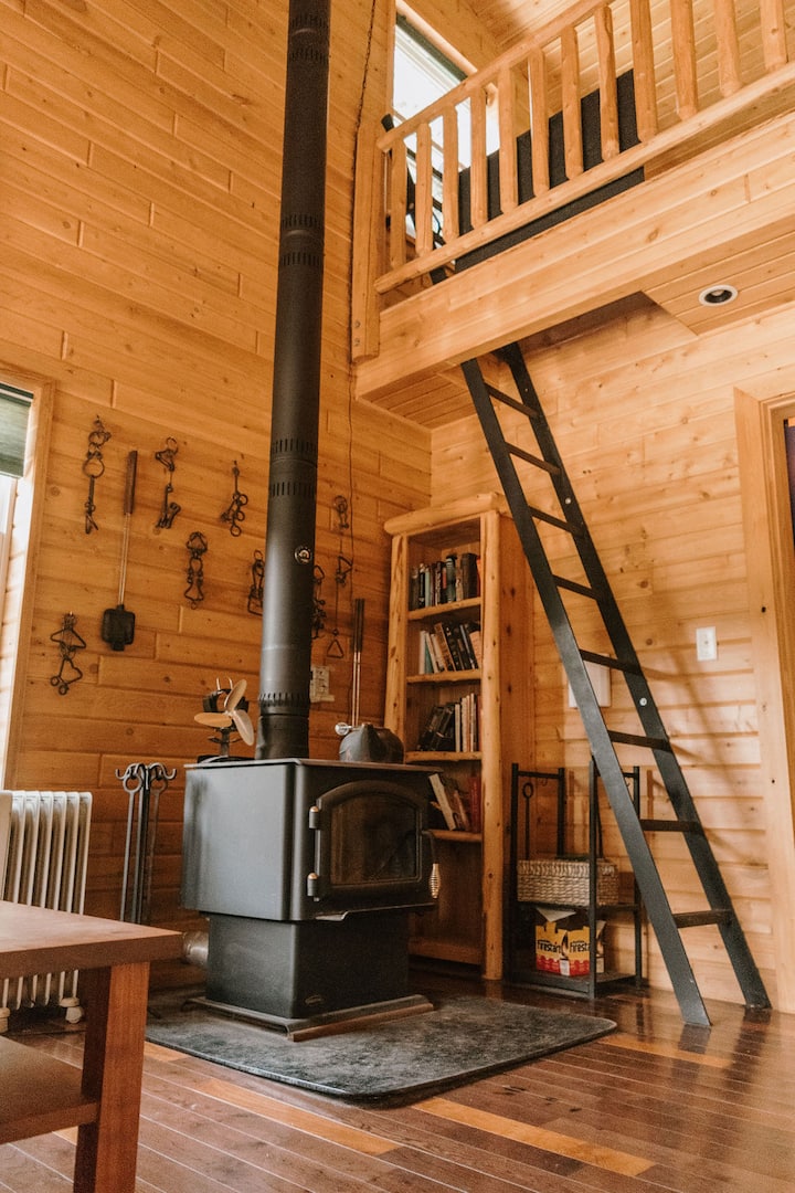 Secluded Luxury Cabin on a Fishing Pond Farm stays for Rent in