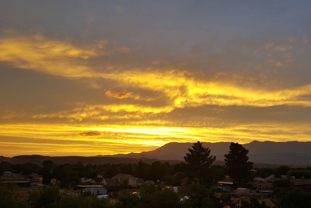 Sunset View From Porch