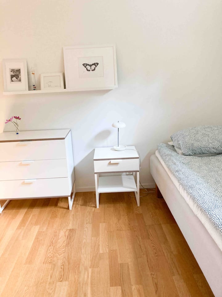 Apartment in a calm area 4 km away from the city.