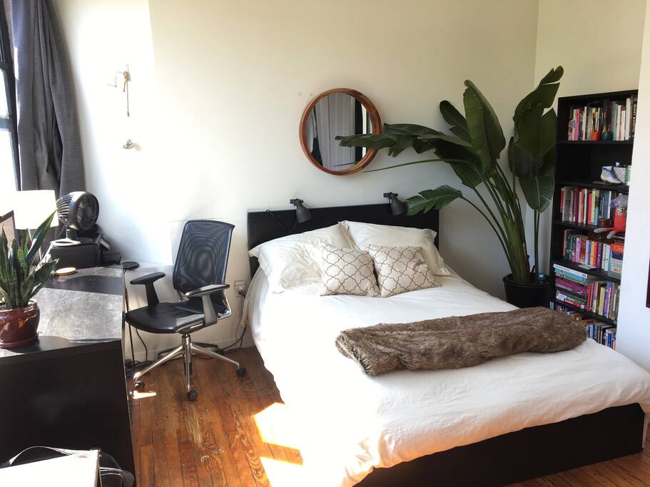 Bed has 4 total underbed drawers on both sides for storage