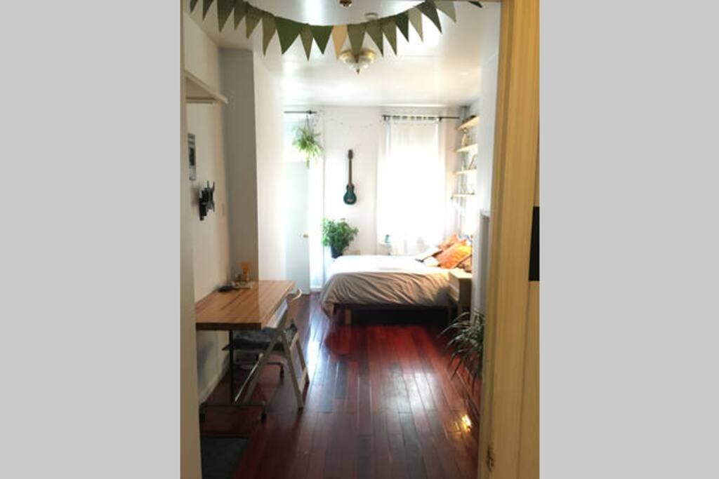 View from the shared kitchen.