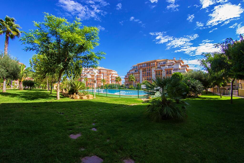 Pool area apartment