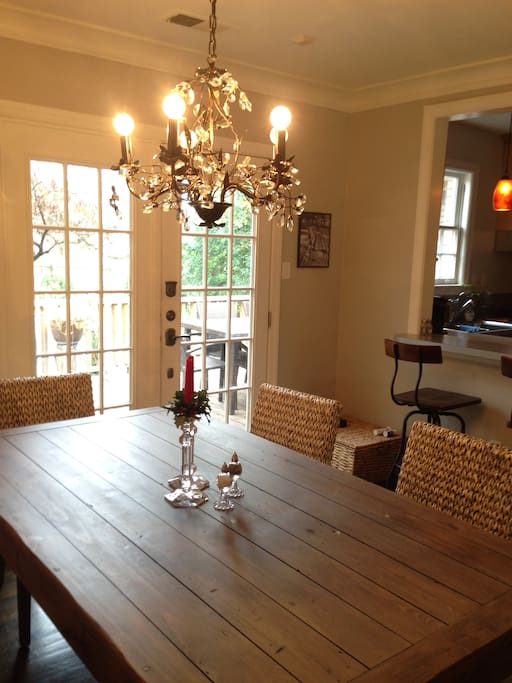 Dining Room opens to Kitchen and Living Room
