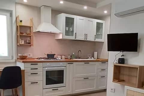 Detached, centrally located studio apartment