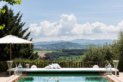 Panoramic Luxurious Villa TODI (PG) UMBRIA (10psn)