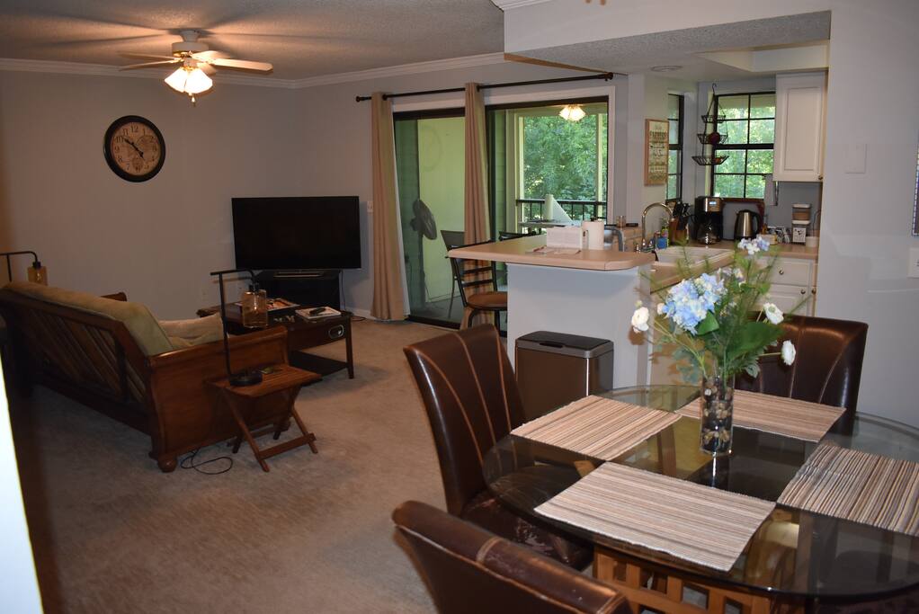 Living room/dining room/balcony