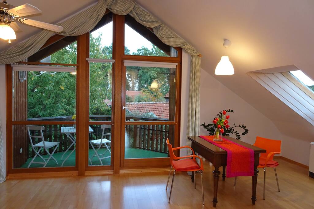 Essbereich und Loggia