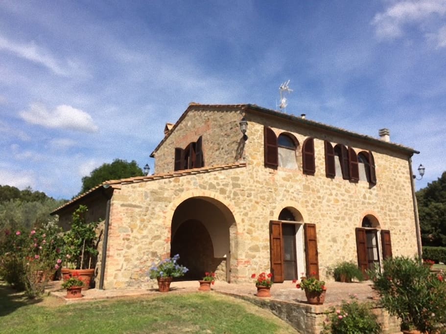 the house front