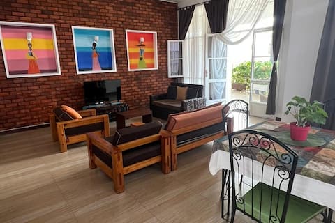 2 Bedroom apartment with open concept living room