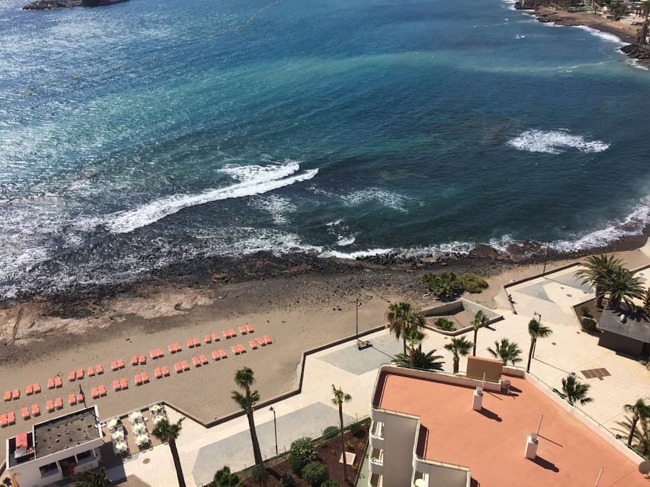 view from the balcony