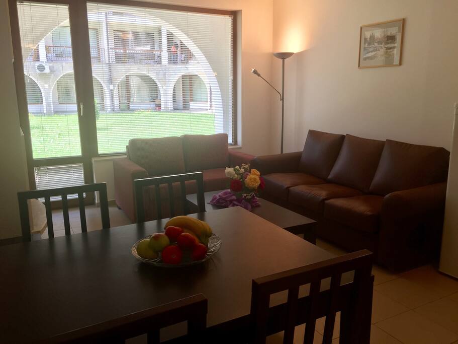 Sitting Room area with pull out Double-Bed