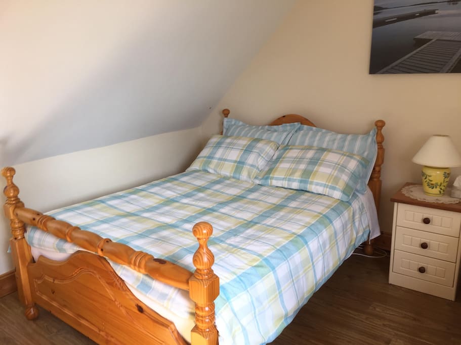 Queen sized bed