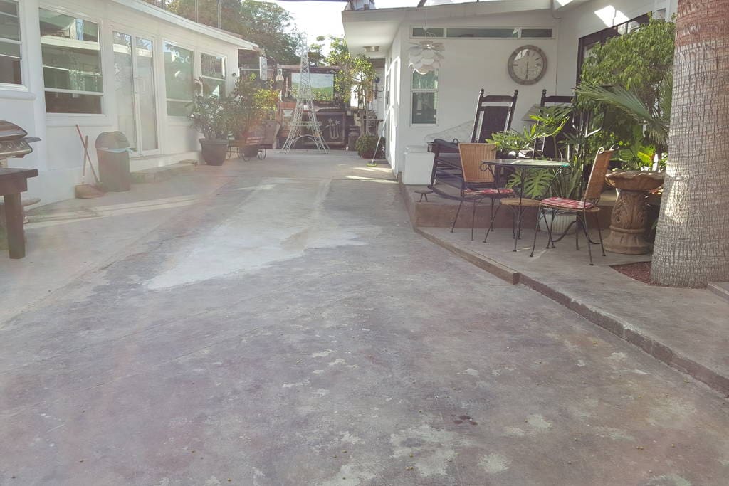 lots of inside parking and great outdoor lounge area