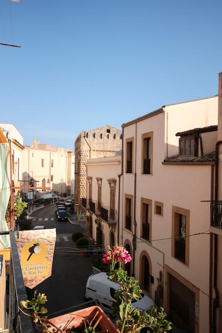 vista dal balcone