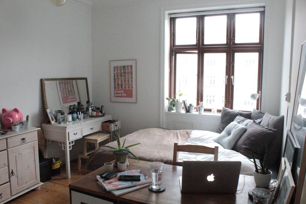 Room 1, with double sized bed