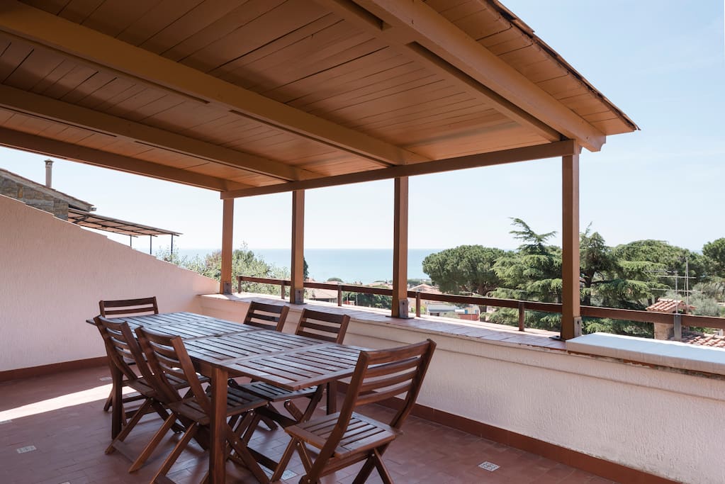 Terrazza attrezzata