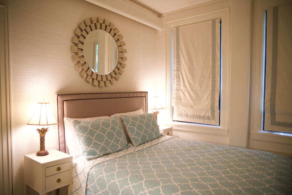Comfortable queen sized bed