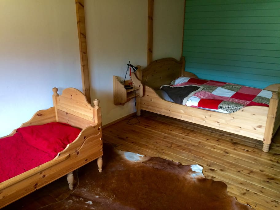 One of the bedrooms. The second room can also be found on Airbnb.