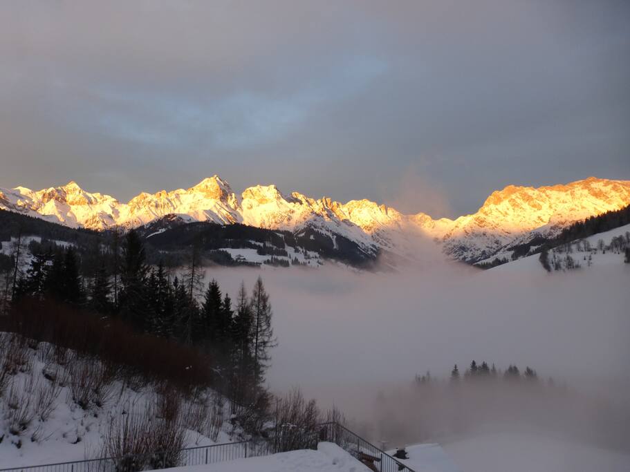 Blick vom Balkon
