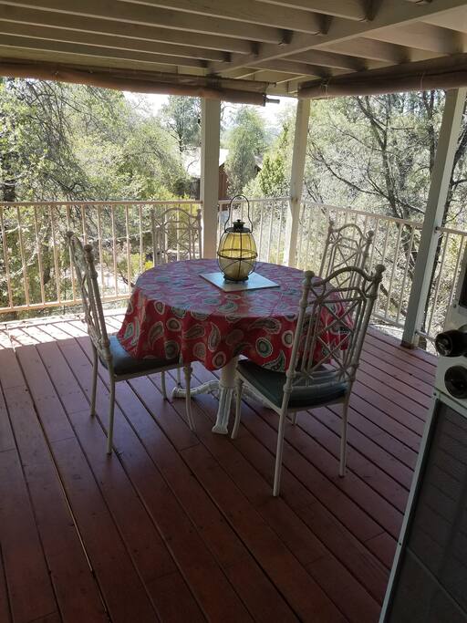 Large private deck