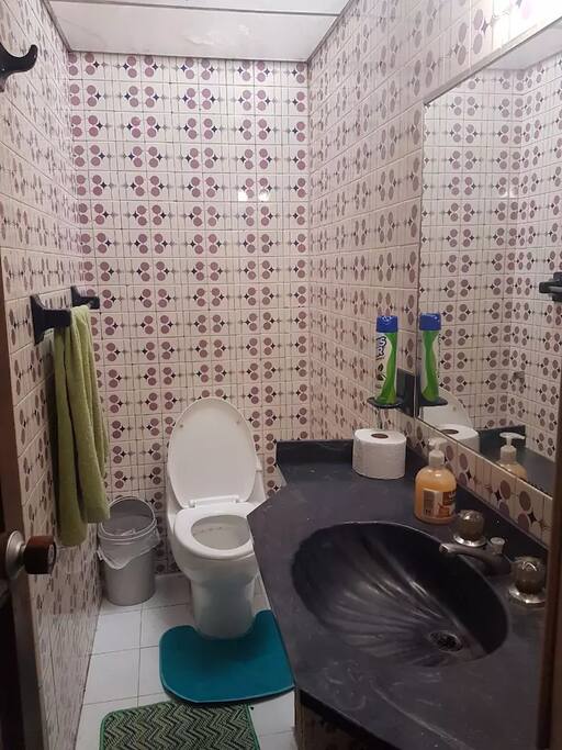 Baño, compartido con huespedes de la otra habitacion (En caso tal de coincidencia de fechas)
