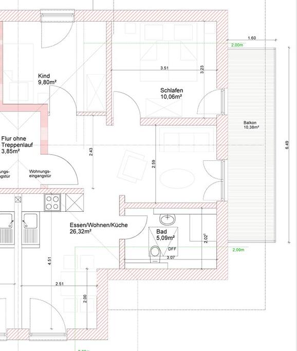 Grundriss Wohnung Alpenzauber