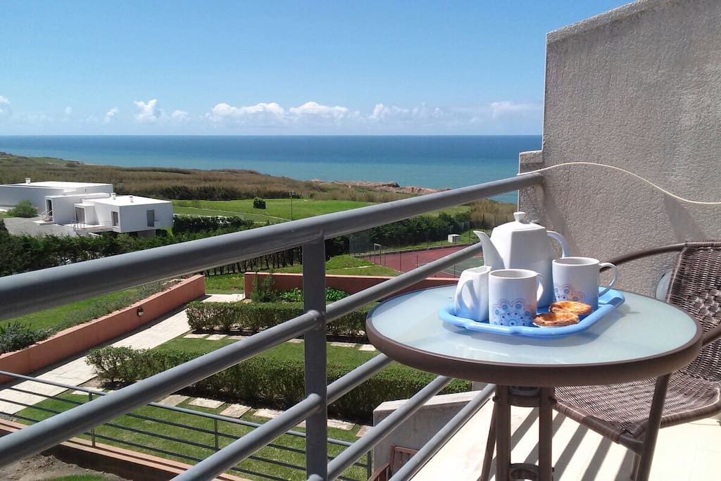 Breakfast on the balcony