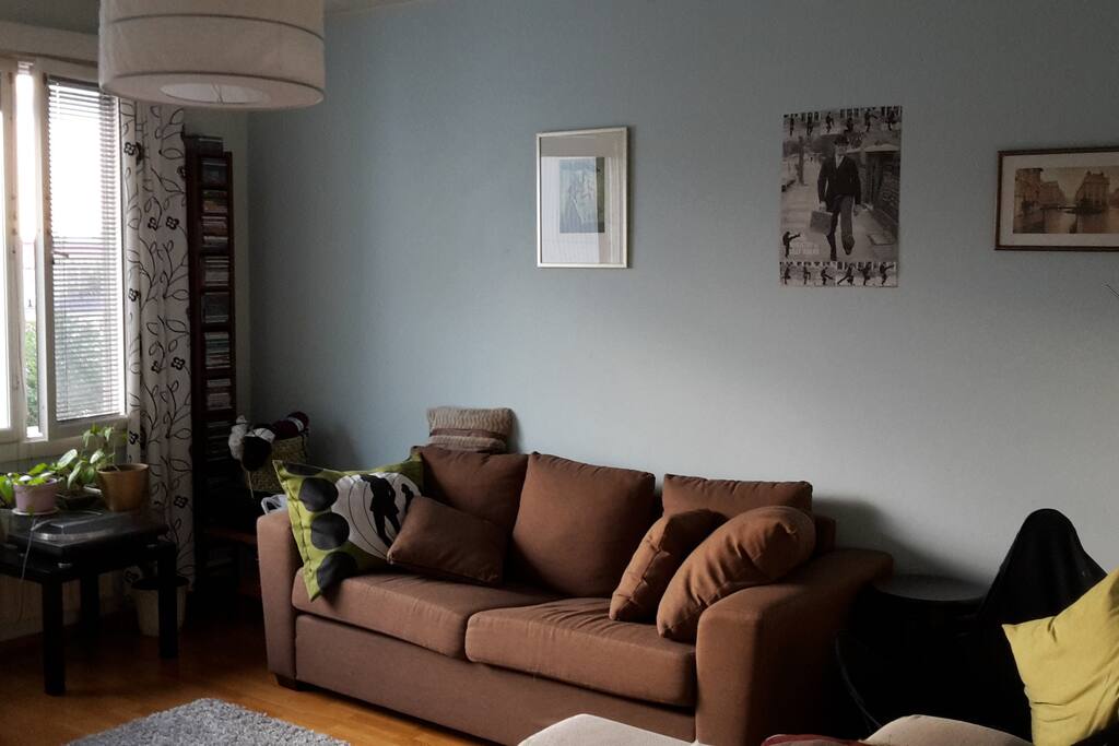 Living room. There's 2 long couches to fit extra people if you will.
