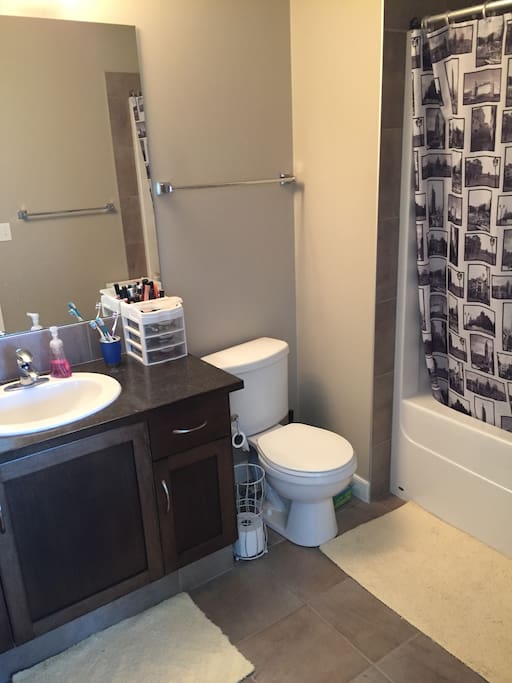 ensuite bathroom in master bedroom