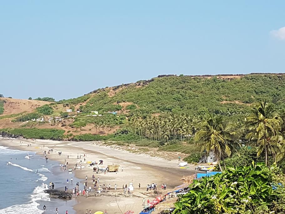 Beach from Hill top