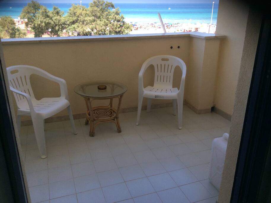 veranda vista mare