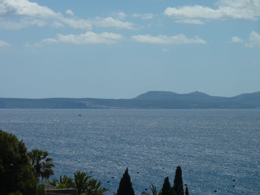 la mer à perte de vue