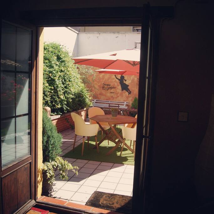 Salida a terraza desde salón