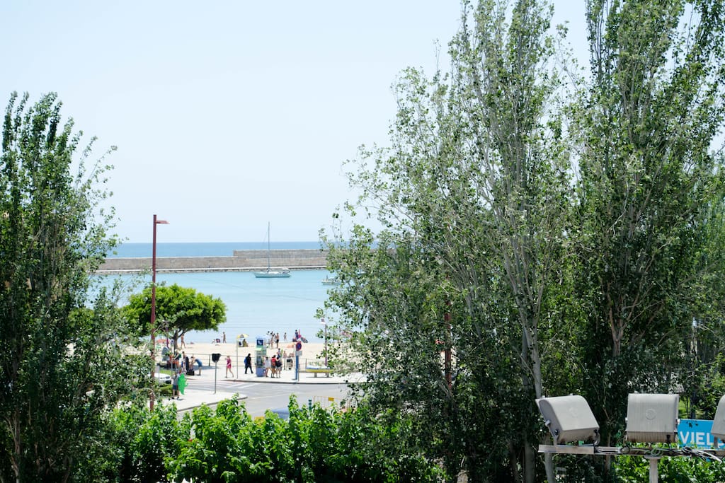 Vistas a la playa