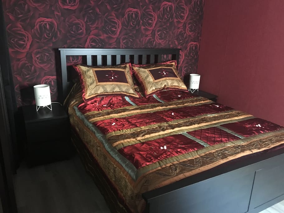 Chambre à coucher lit 160x200