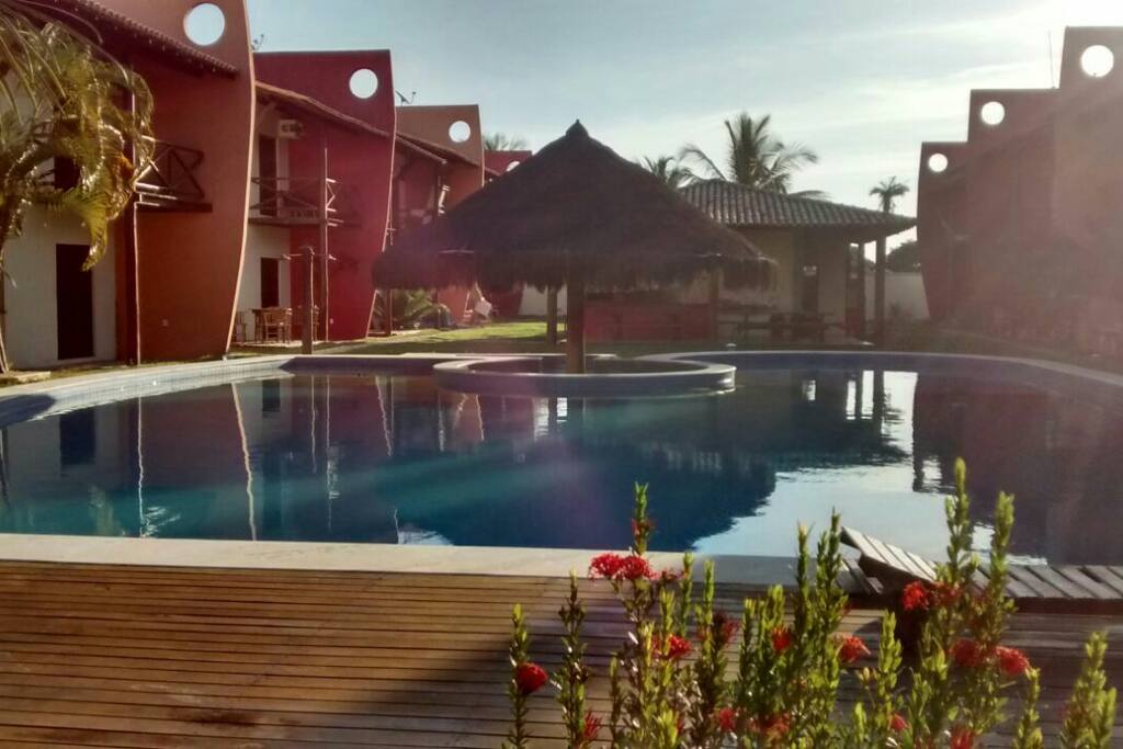 Piscina da área comum.