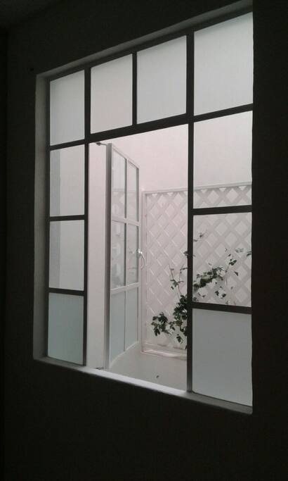 View from the bed