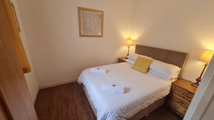Dvojlôžková spálňa.