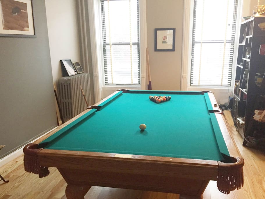 New addition to the home - a Full size 8' Pool table!