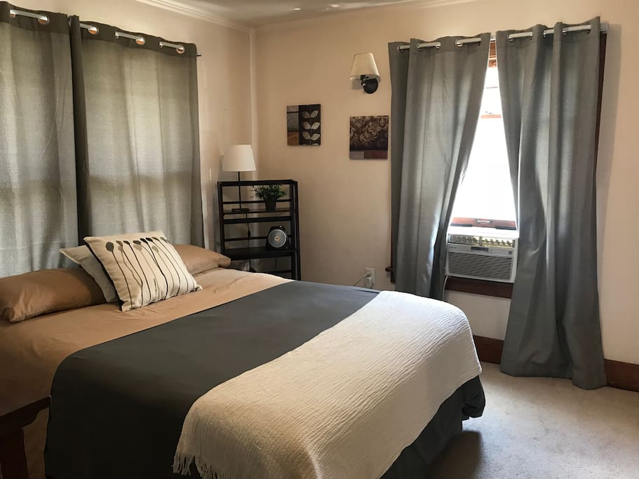Window air conditioning unit in your private room.