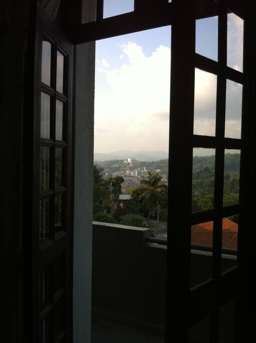 Out side view from the bed.