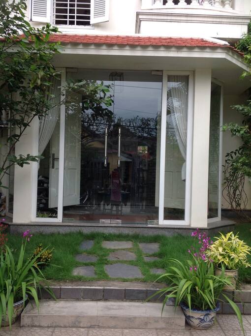 Facade of the house