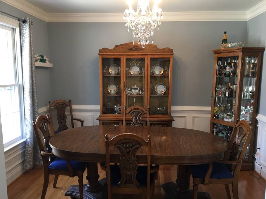 Dining room from the formal living room