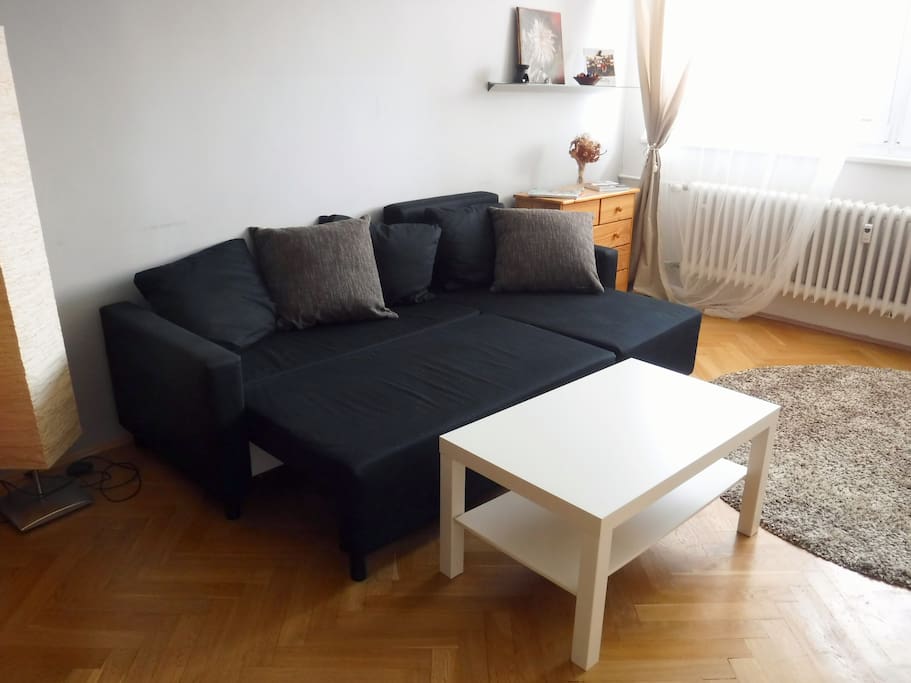 The sofa bed