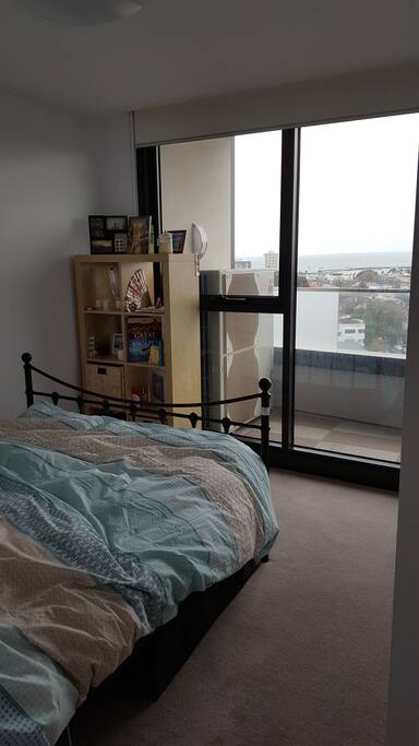 Spacious Room with Queen bed, wardrobe space and view